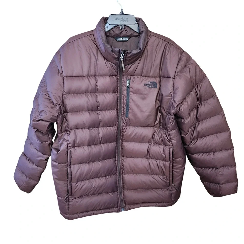 The North Face Puffer Jacket Brown 550 Goose Down Fill Mens XXL